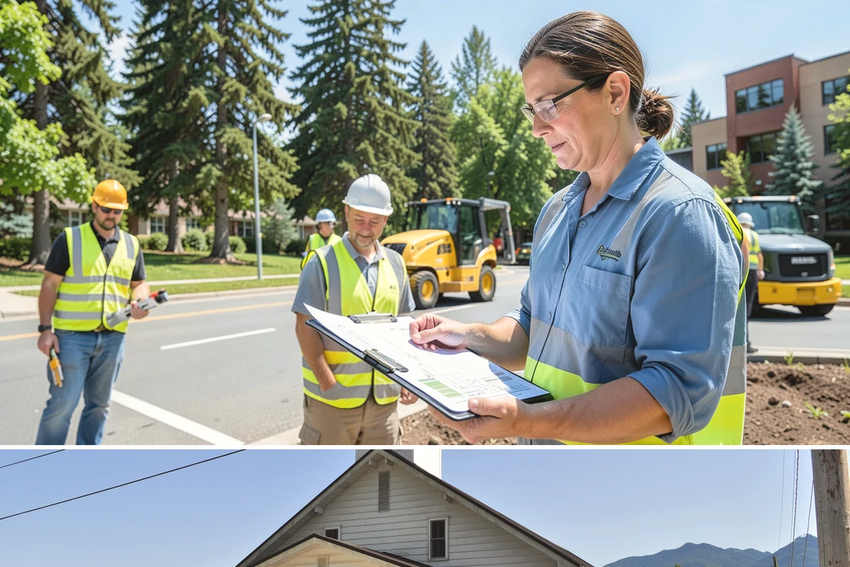 Municipal Retaining Wall Construction in Concrete, Skagit County, WA - Dry summer conditions keep excavations stable and allow proper compaction of engineered backfill.