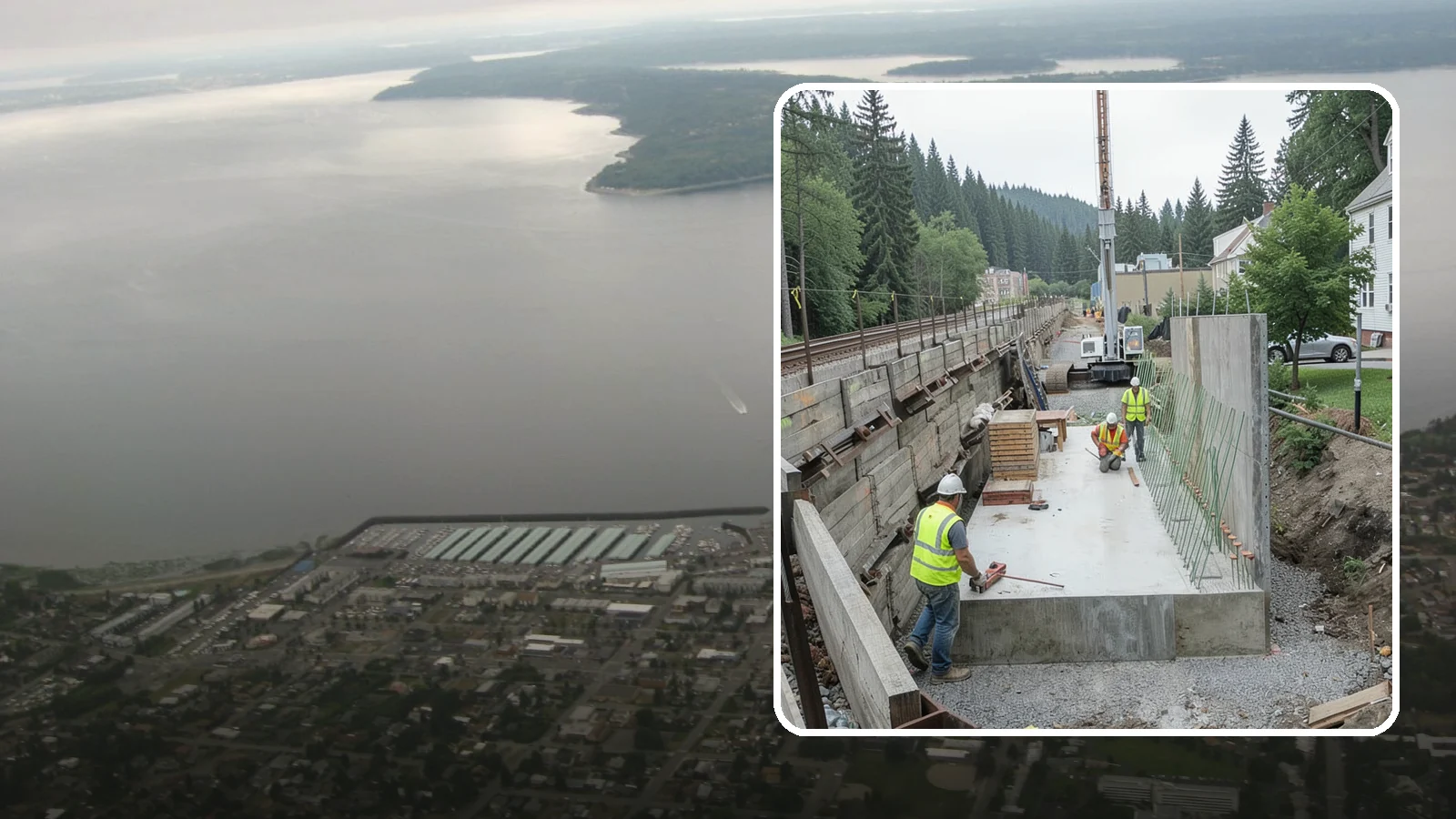 Municipal Retaining Wall Construction in Des Moines, King County, WA - Build engineered retaining walls that stabilize slopes, trails, and roadways across challenging Western Washington terrain.
