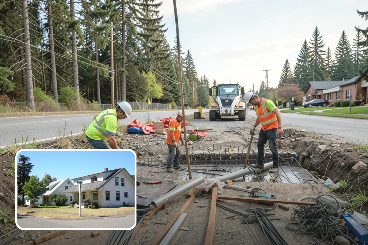 Municipal Retaining Wall Construction in DuPont, Pierce County, WA - Stabilizes slopes and prevents costly erosion and roadway undermining