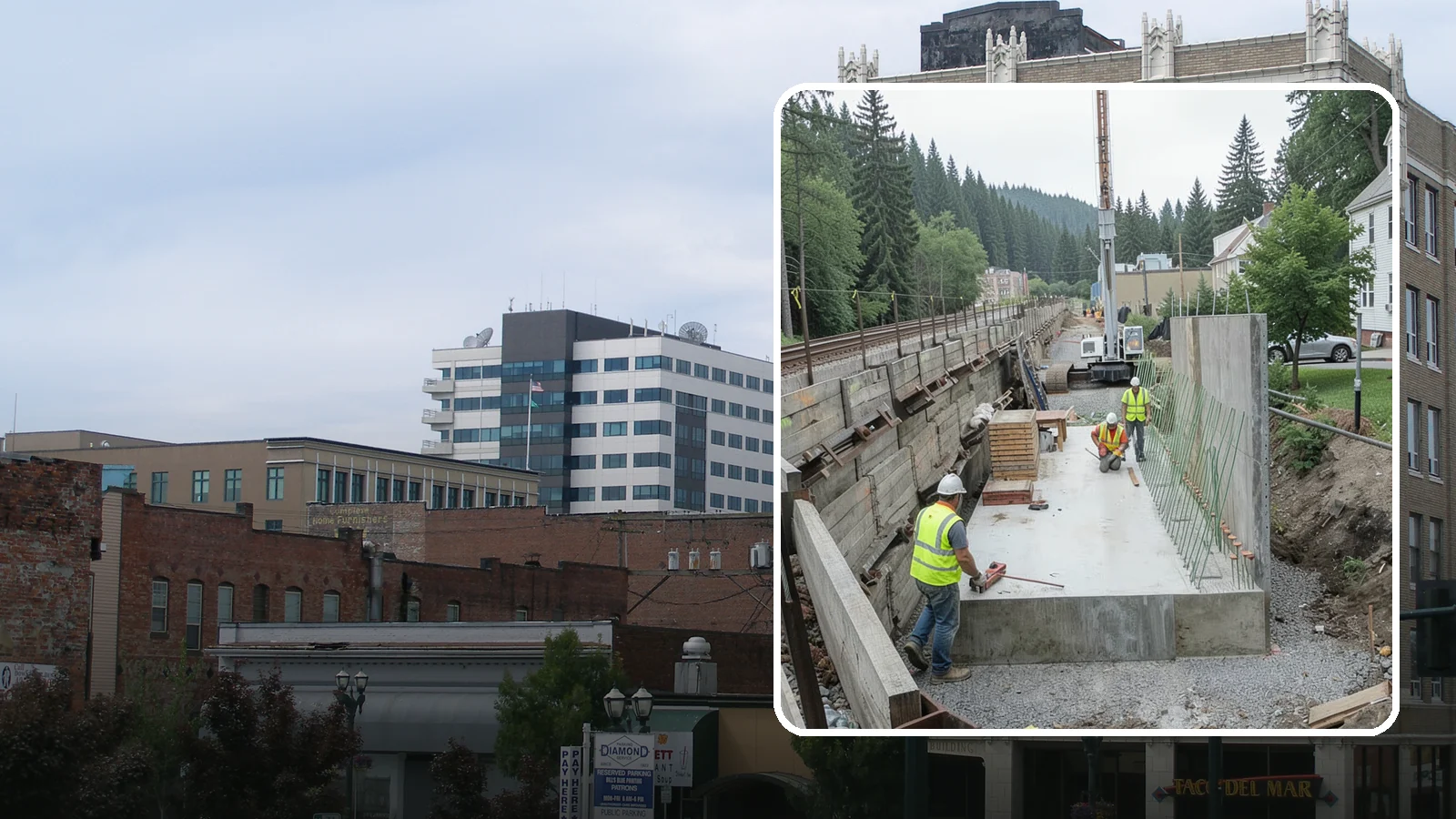 Municipal Retaining Wall Construction in Everett, Snohomish County, WA - Build engineered retaining walls that stabilize slopes, trails, and roadways across challenging Western Washington terrain.