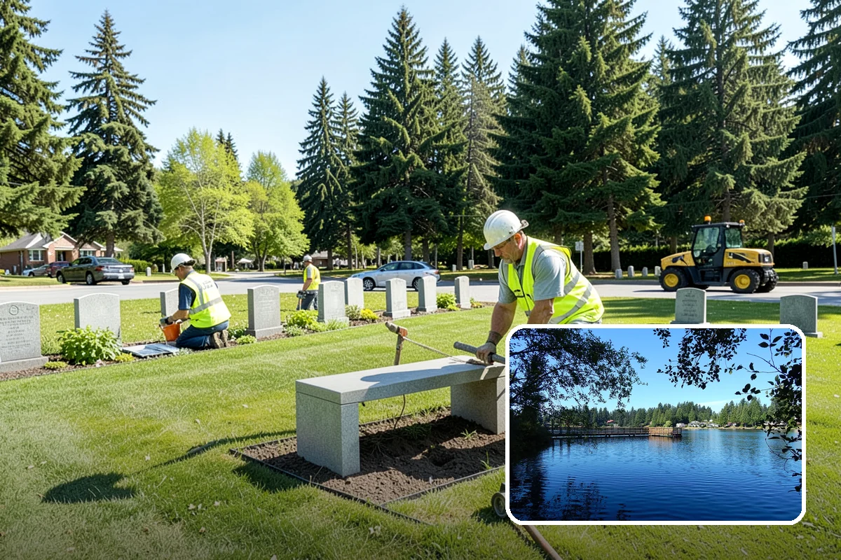Municipal Retaining Wall Construction in Federal Way, King County, WA - Stabilizes slopes and prevents costly erosion and roadway undermining