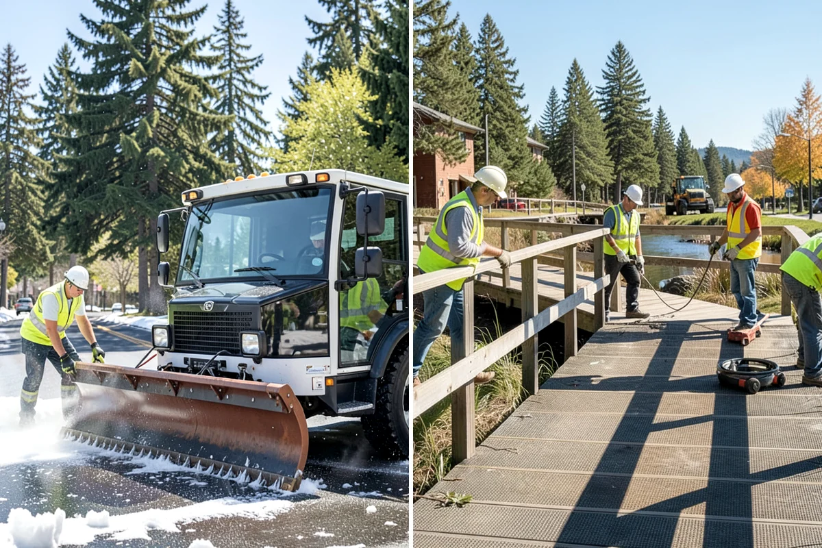 Municipal Retaining Wall Construction in Gig Harbor, Pierce County, WA - Geotechnical and drawing review with drainage design confirmation