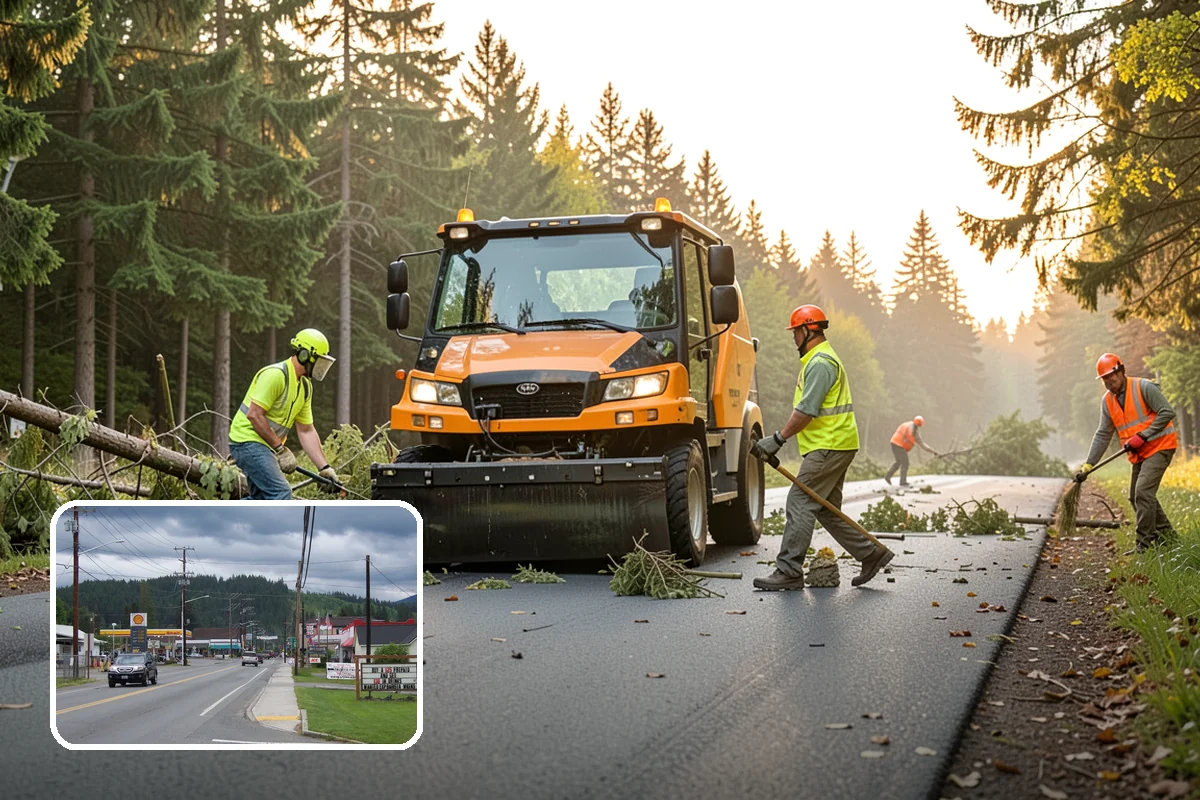 Municipal Retaining Wall Construction in Granite Falls, Snohomish County, WA - Stabilizes slopes and prevents costly erosion and roadway undermining