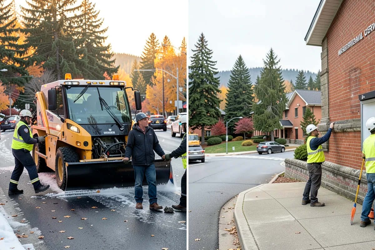 Municipal Retaining Wall Construction in Hunts Point, King County, WA - Geotechnical and drawing review with drainage design confirmation