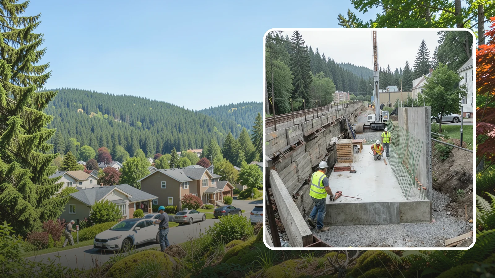 Municipal Retaining Wall Construction in Index, Snohomish County, WA - Build engineered retaining walls that stabilize slopes, trails, and roadways across challenging Western Washington terrain.