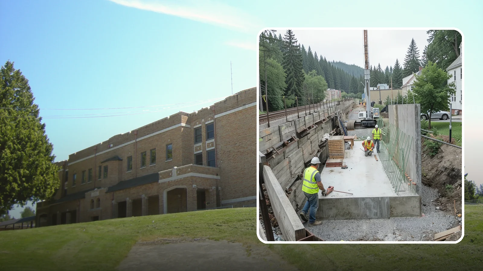 Municipal Retaining Wall Construction in Maple Valley, King County, WA - Build engineered retaining walls that stabilize slopes, trails, and roadways across challenging Western Washington terrain.