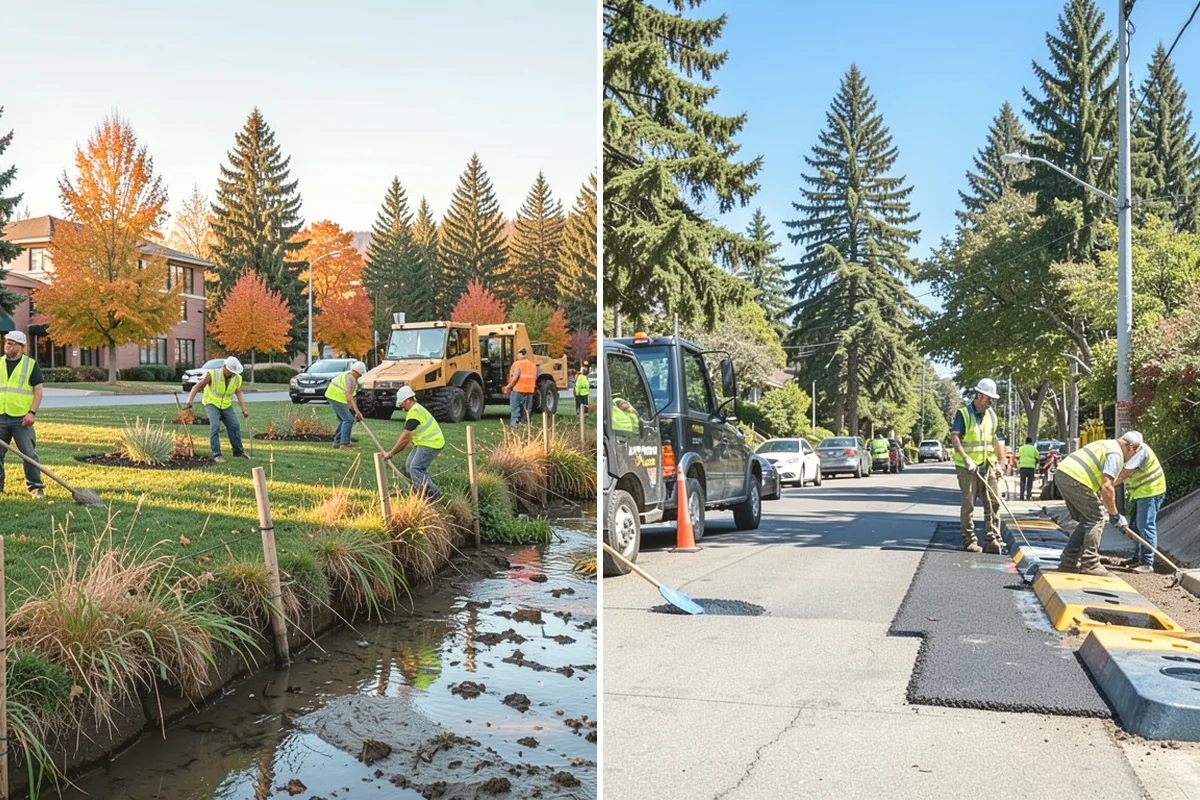 Municipal Retaining Wall Construction in Mill Creek, Snohomish County, WA - Geotechnical and drawing review with drainage design confirmation