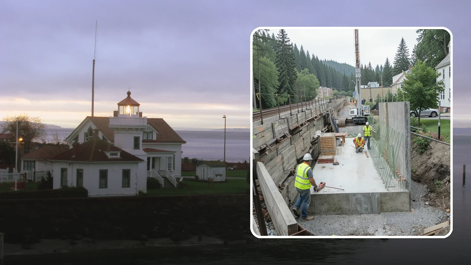 Municipal Retaining Wall Construction in Mukilteo, Snohomish County, WA - Build engineered retaining walls that stabilize slopes, trails, and roadways across challenging Western Washington terrain.