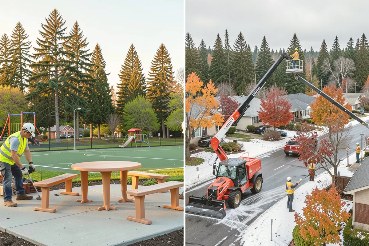 Municipal Retaining Wall Construction in Newcastle, King County, WA - Geotechnical and drawing review with drainage design confirmation