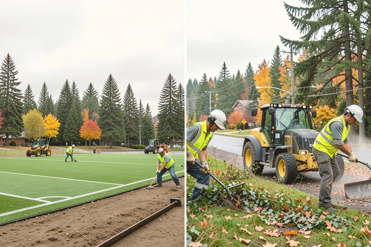 Municipal Retaining Wall Construction in Orting, Pierce County, WA - Geotechnical and drawing review with drainage design confirmation