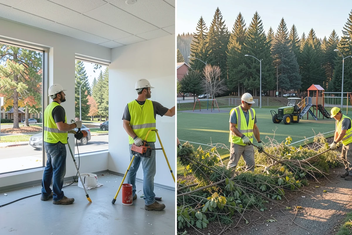 Municipal Retaining Wall Construction in Redmond, King County, WA - Geotechnical and drawing review with drainage design confirmation