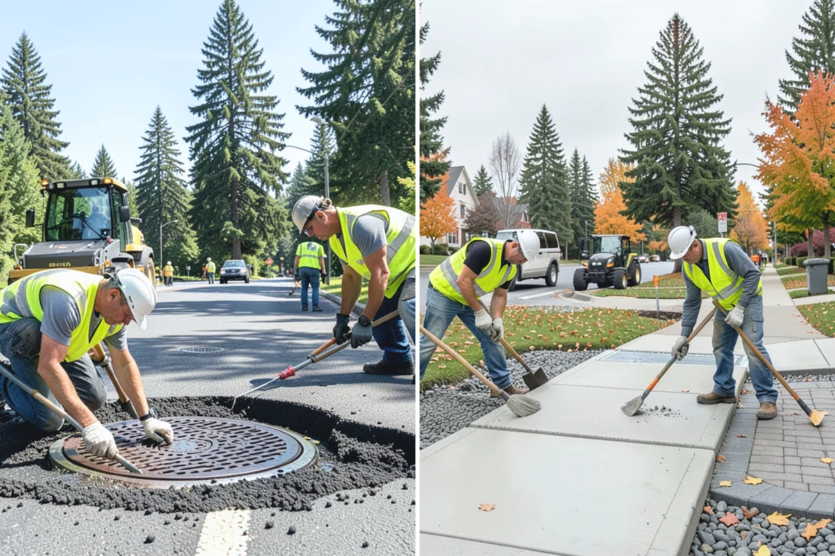Municipal Retaining Wall Construction in Renton, King County, WA - Geotechnical and drawing review with drainage design confirmation