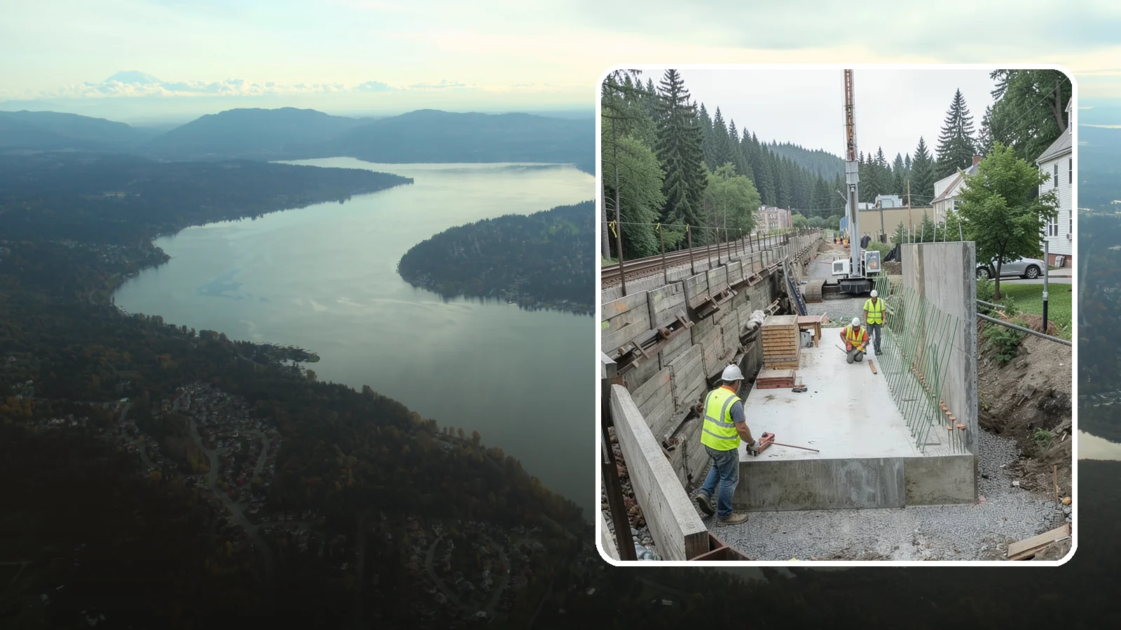 Municipal Retaining Wall Construction in Sammamish, King County, WA - Build engineered retaining walls that stabilize slopes, trails, and roadways across challenging Western Washington terrain.