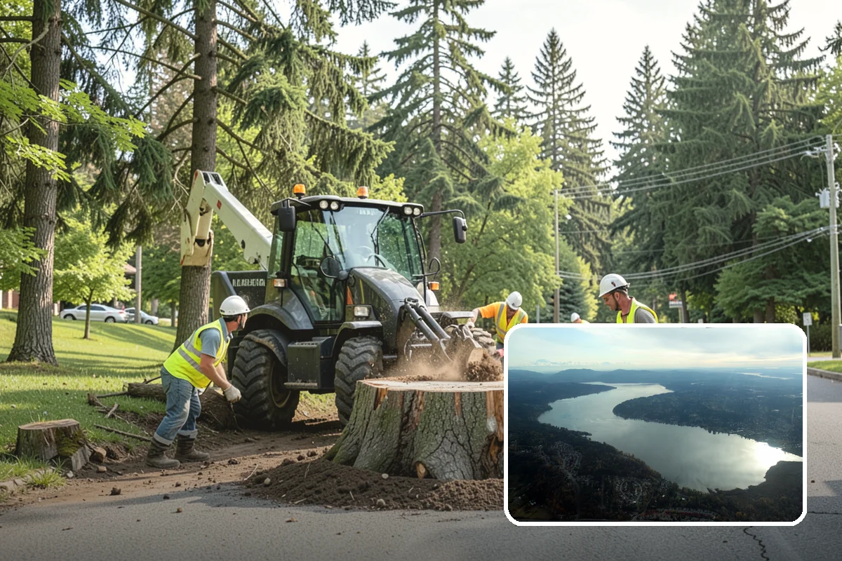 Municipal Retaining Wall Construction in Sammamish, King County, WA - Stabilizes slopes and prevents costly erosion and roadway undermining