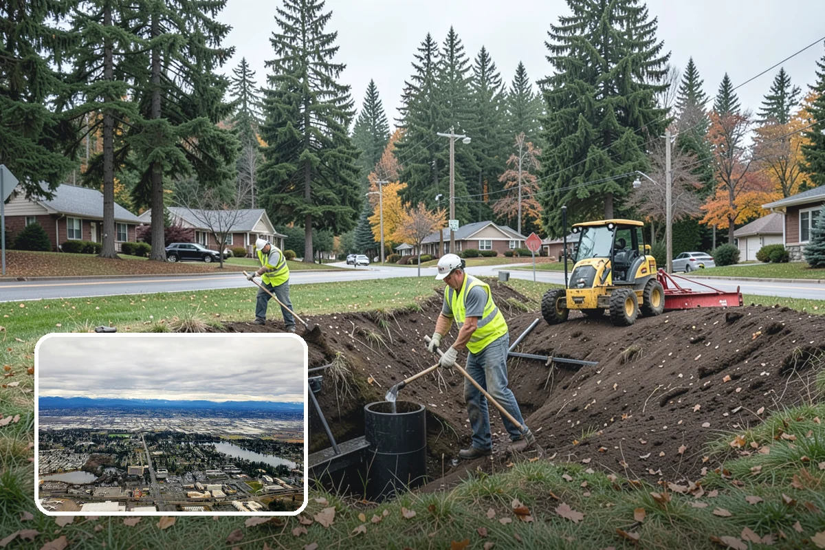 Municipal Retaining Wall Construction in SeaTac, King County, WA - Stabilizes slopes and prevents costly erosion and roadway undermining
