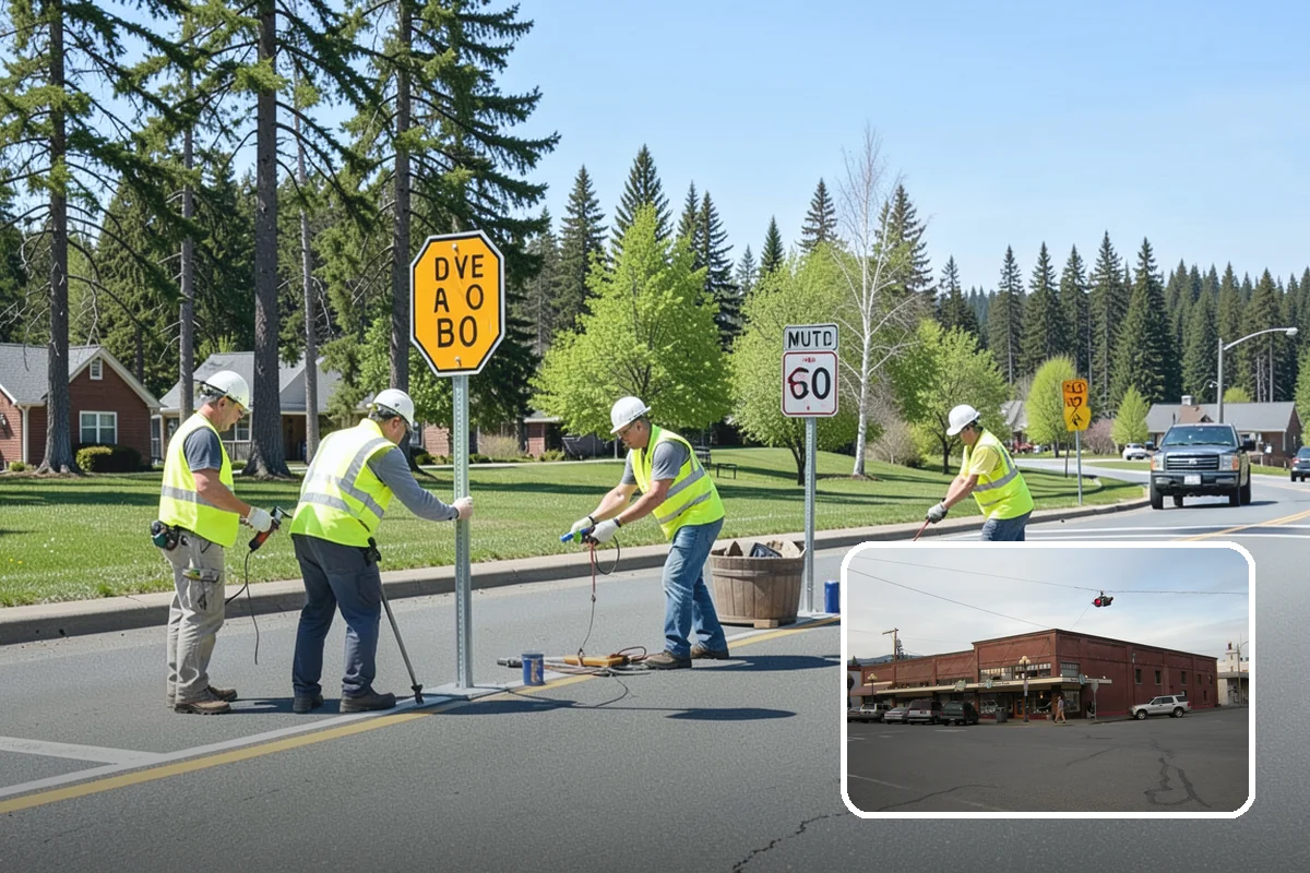Municipal Retaining Wall Construction in Sedro-Woolley, Skagit County, WA - Stabilizes slopes and prevents costly erosion and roadway undermining