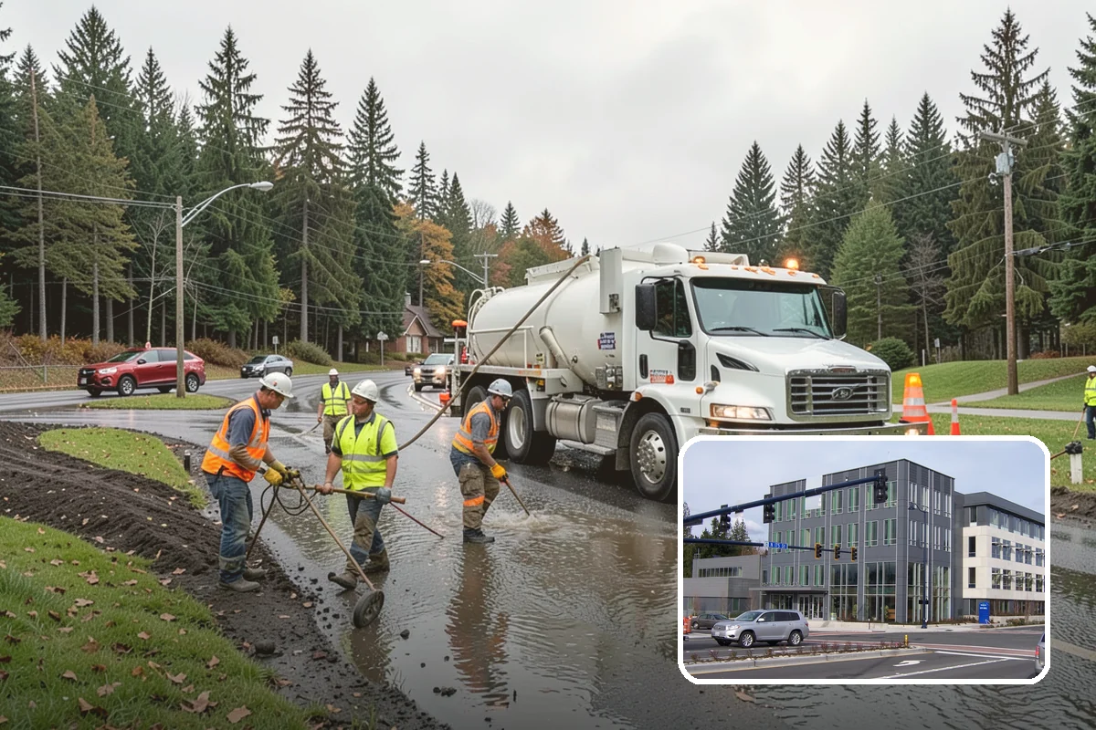 Municipal Retaining Wall Construction in Shoreline, King County, WA - Stabilizes slopes and prevents costly erosion and roadway undermining