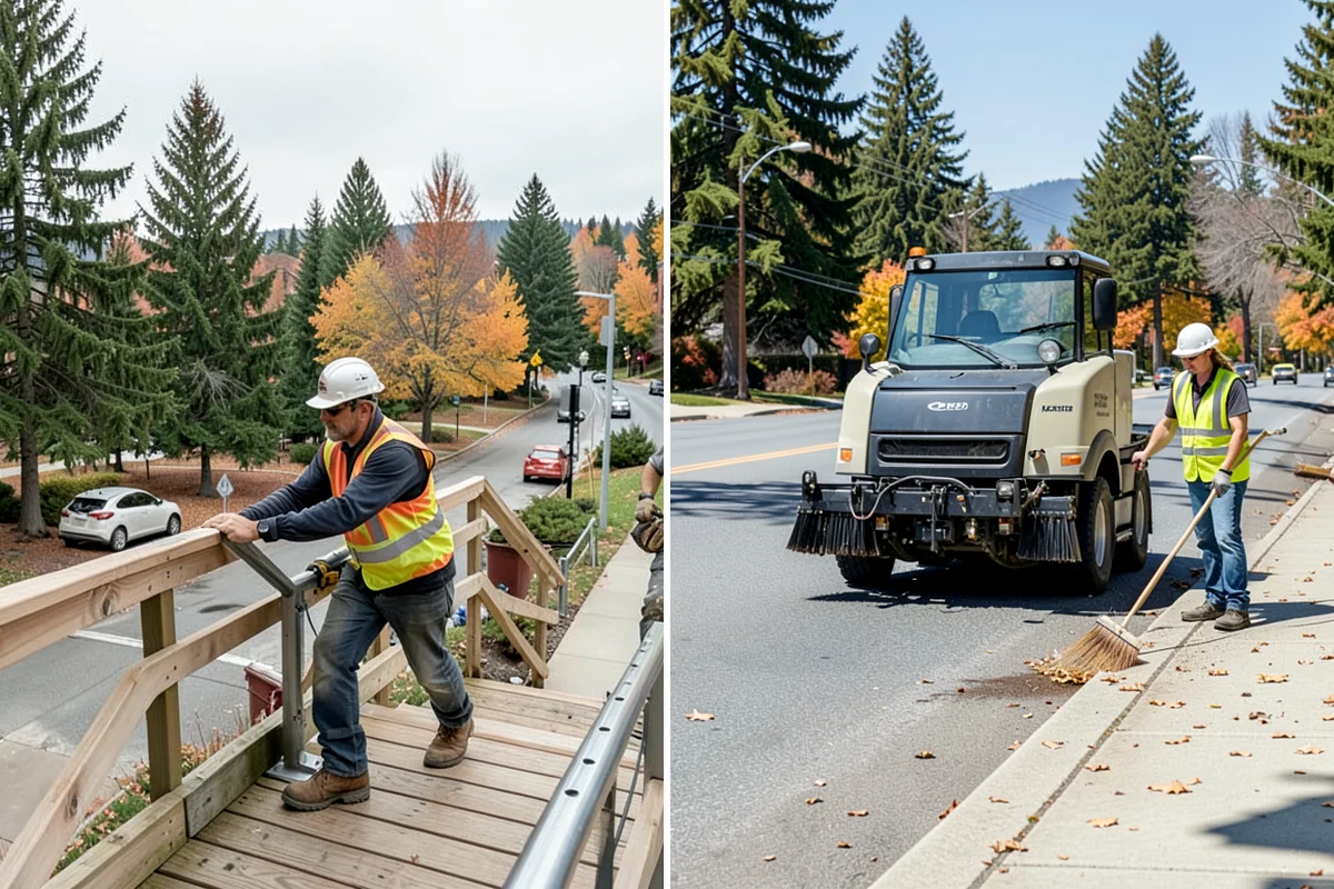 Municipal Retaining Wall Construction in Shoreline, King County, WA - Geotechnical and drawing review with drainage design confirmation