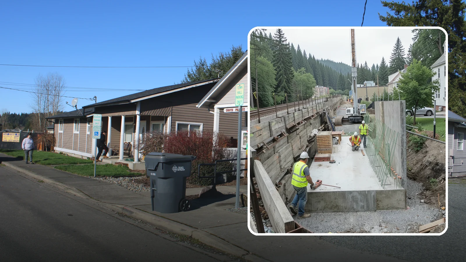 Municipal Retaining Wall Construction in South Prairie, Pierce County, WA - Build engineered retaining walls that stabilize slopes, trails, and roadways across challenging Western Washington terrain.