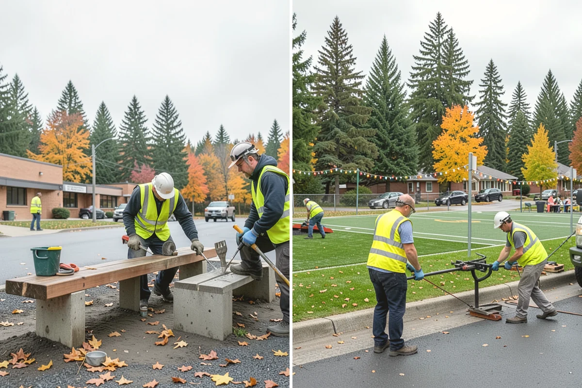 Municipal Retaining Wall Construction in Steilacoom, Pierce County, WA - Geotechnical and drawing review with drainage design confirmation