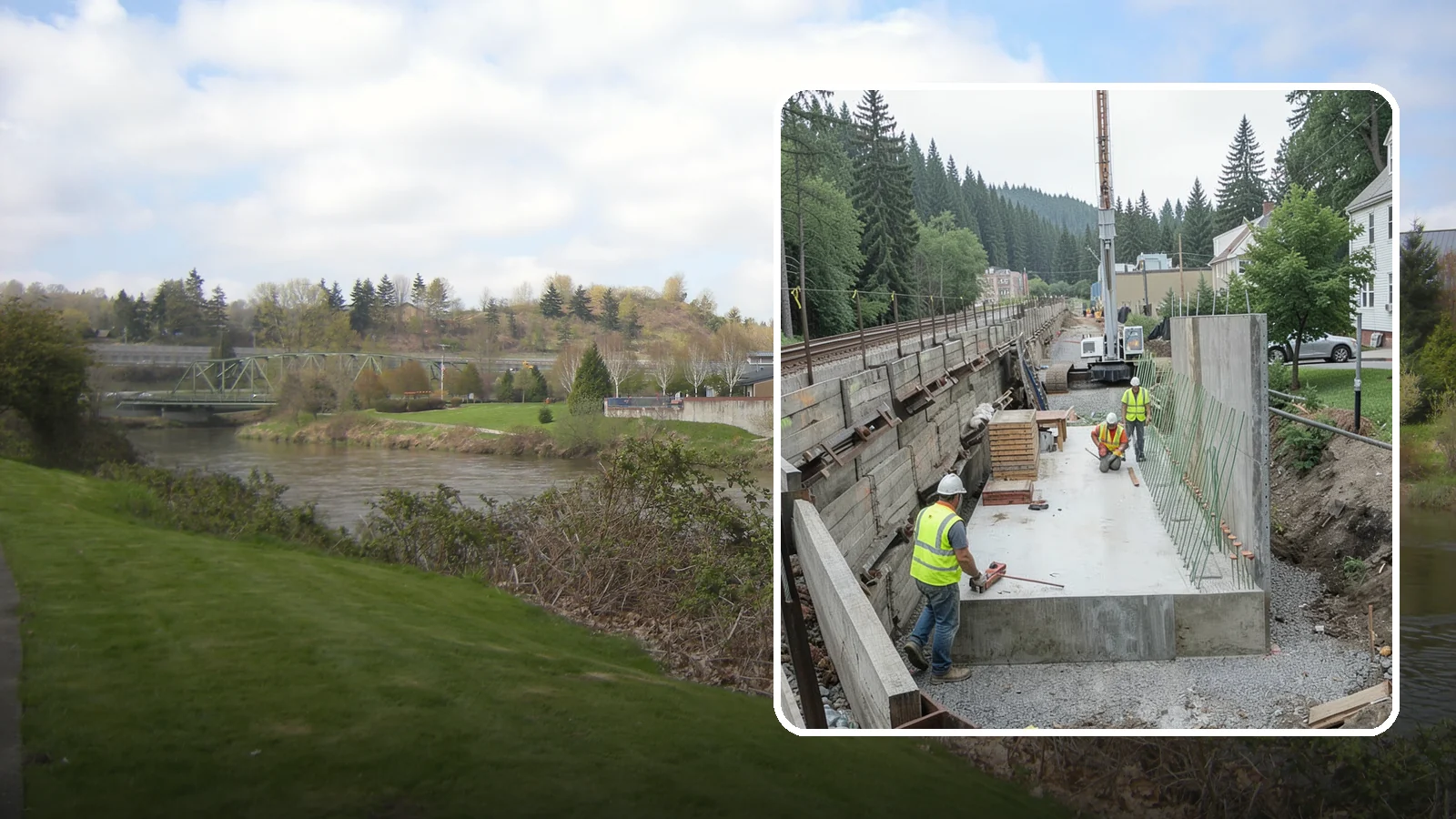 Municipal Retaining Wall Construction in Tukwila, King County, WA - Build engineered retaining walls that stabilize slopes, trails, and roadways across challenging Western Washington terrain.