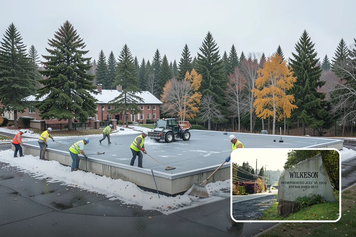 Municipal Retaining Wall Construction in Wilkeson, Pierce County, WA - Stabilizes slopes and prevents costly erosion and roadway undermining