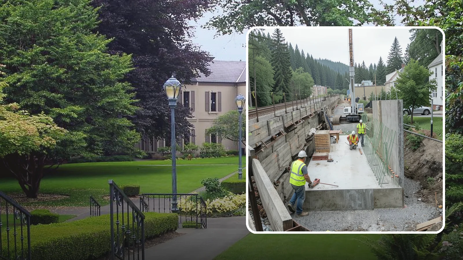 Municipal Retaining Wall Construction in Woodinville, King County, WA - Build engineered retaining walls that stabilize slopes, trails, and roadways across challenging Western Washington terrain.