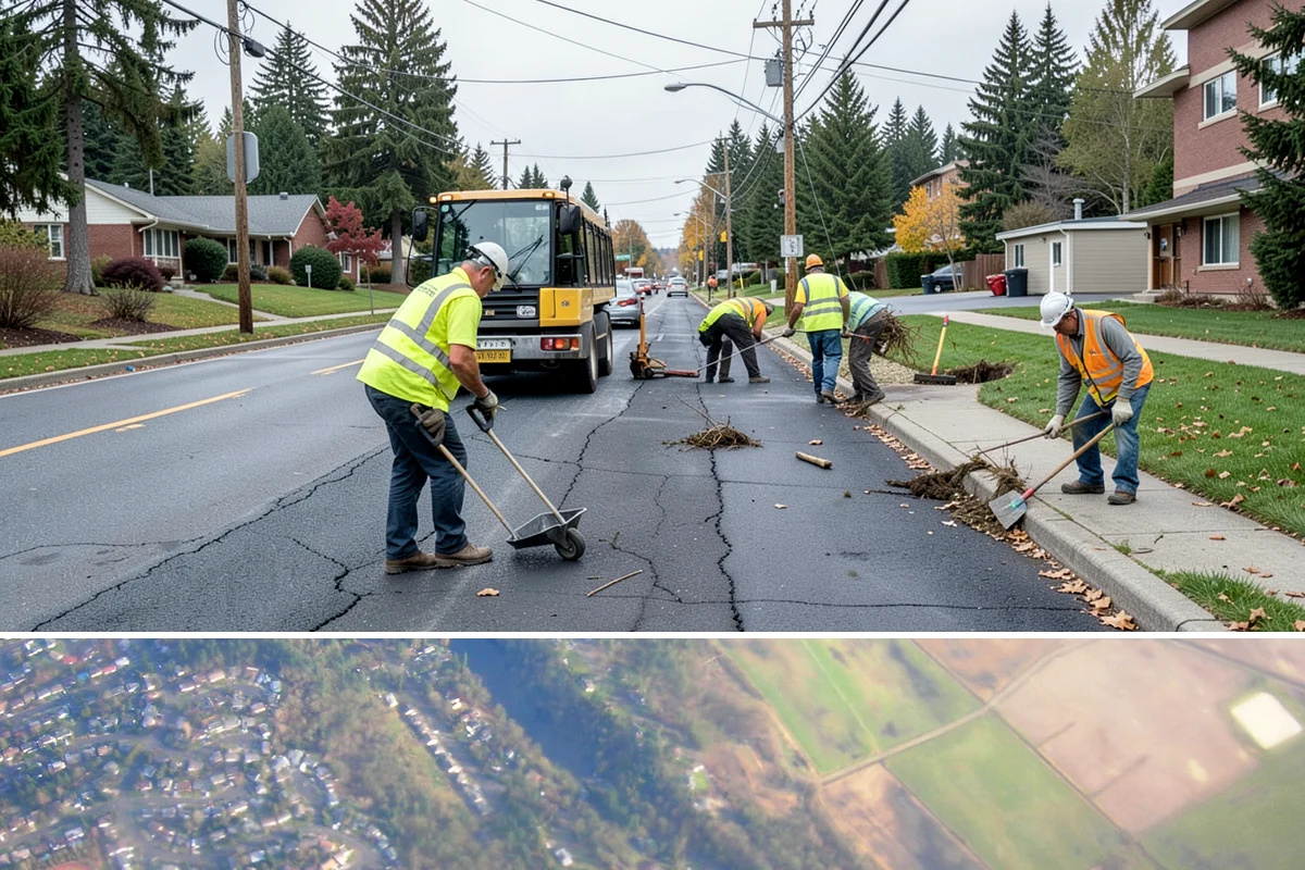 Municipal Roof Inspection in Algona, King County, WA - Inspections run year-round, with dry conditions improving access and the accuracy of moisture readings.
