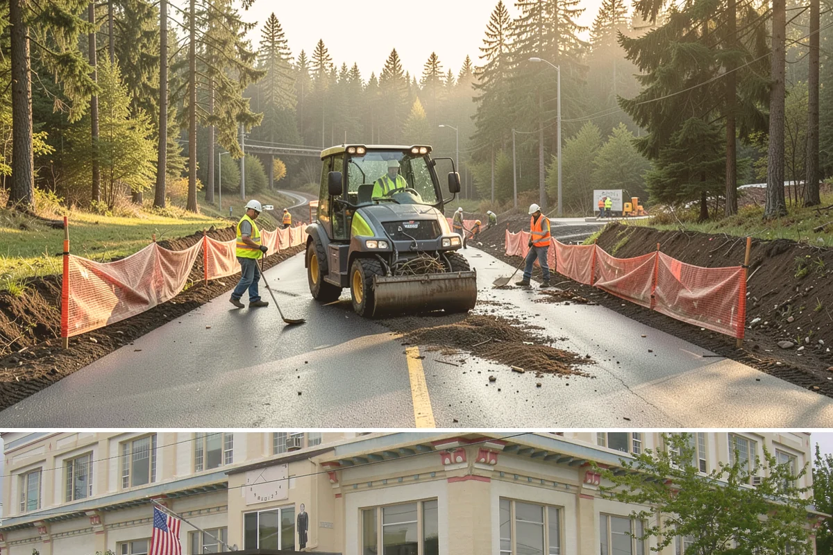 Municipal Roof Inspection in Anacortes, Skagit County, WA - Inspections run year-round, with dry conditions improving access and the accuracy of moisture readings.