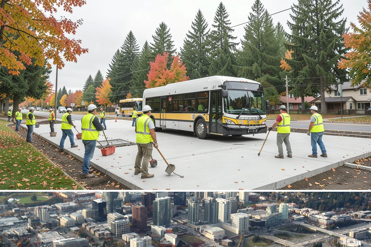 Municipal Roof Inspection in Bellevue, King County, WA - Inspections run year-round, with dry conditions improving access and the accuracy of moisture readings.
