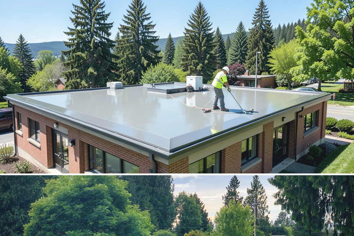 Municipal Roof Inspection in Bonney Lake, Pierce County, WA - Inspections run year-round, with dry conditions improving access and the accuracy of moisture readings.
