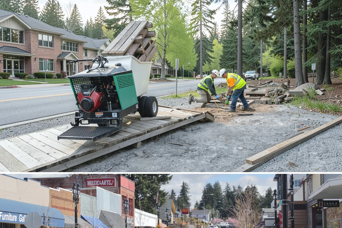 Municipal Roof Inspection in Bothell, King County, WA - Inspections run year-round, with dry conditions improving access and the accuracy of moisture readings.