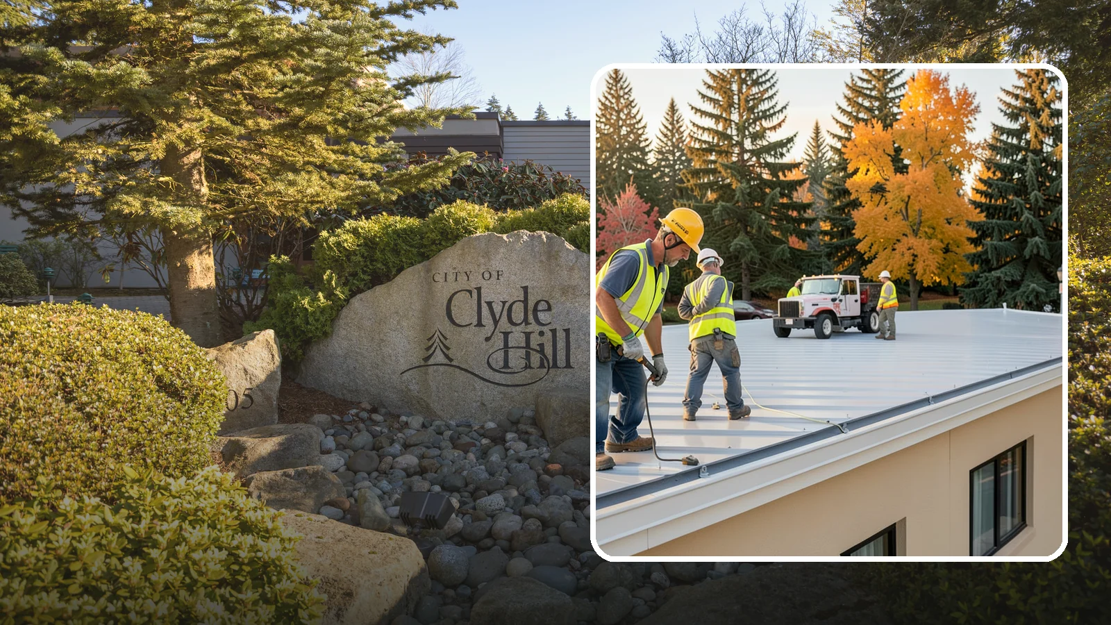 Municipal Roof Inspection in Clyde Hill, King County, WA - Document roof condition and remaining service life to guide capital planning and warranty compliance decisions.