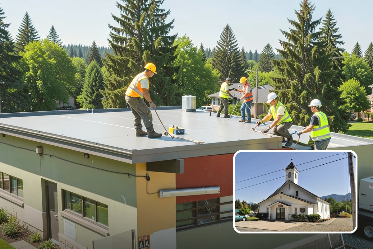 Municipal Roof Inspection in Concrete, Skagit County, WA - Provides defensible condition data for capital budgeting