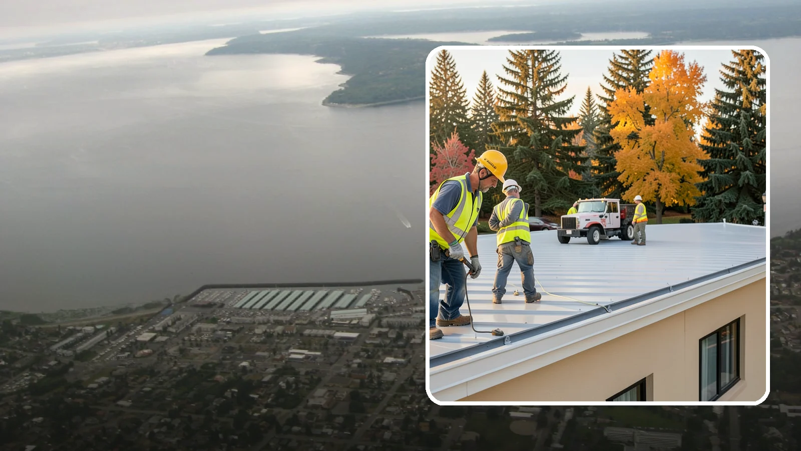 Municipal Roof Inspection in Des Moines, King County, WA - Document roof condition and remaining service life to guide capital planning and warranty compliance decisions.