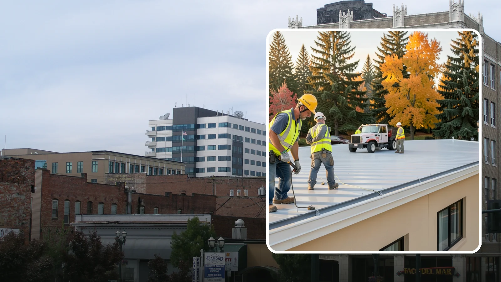 Municipal Roof Inspection in Everett, Snohomish County, WA - Document roof condition and remaining service life to guide capital planning and warranty compliance decisions.