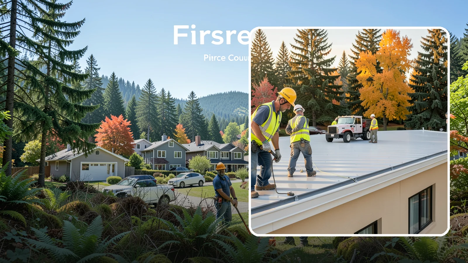 Municipal Roof Inspection in Fircrest, Pierce County, WA - Document roof condition and remaining service life to guide capital planning and warranty compliance decisions.
