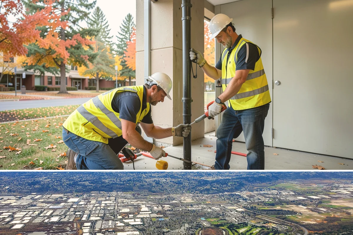 Municipal Roof Inspection in Kent, King County, WA - Inspections run year-round, with dry conditions improving access and the accuracy of moisture readings.