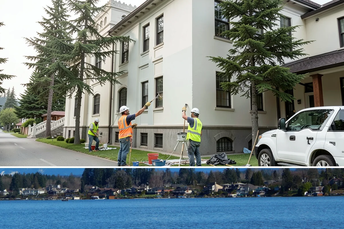 Municipal Roof Inspection in Lake Stevens, Snohomish County, WA - Inspections run year-round, with dry conditions improving access and the accuracy of moisture readings.