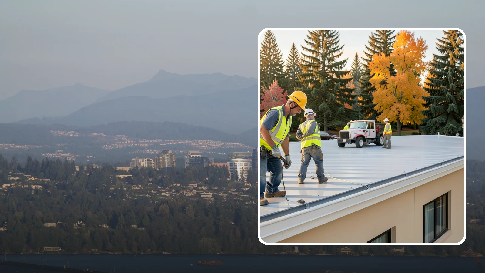Municipal Roof Inspection in Medina, King County, WA - Document roof condition and remaining service life to guide capital planning and warranty compliance decisions.