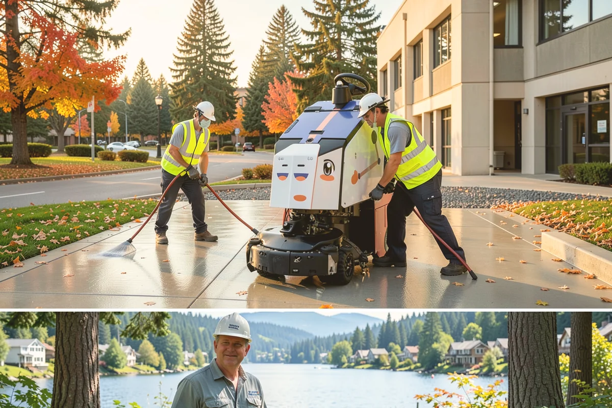 Municipal Roof Inspection in Milton, King County, WA - Inspections run year-round, with dry conditions improving access and the accuracy of moisture readings.