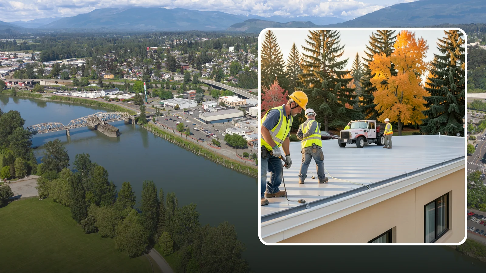Municipal Roof Inspection in Mount Vernon, Skagit County, WA - Document roof condition and remaining service life to guide capital planning and warranty compliance decisions.