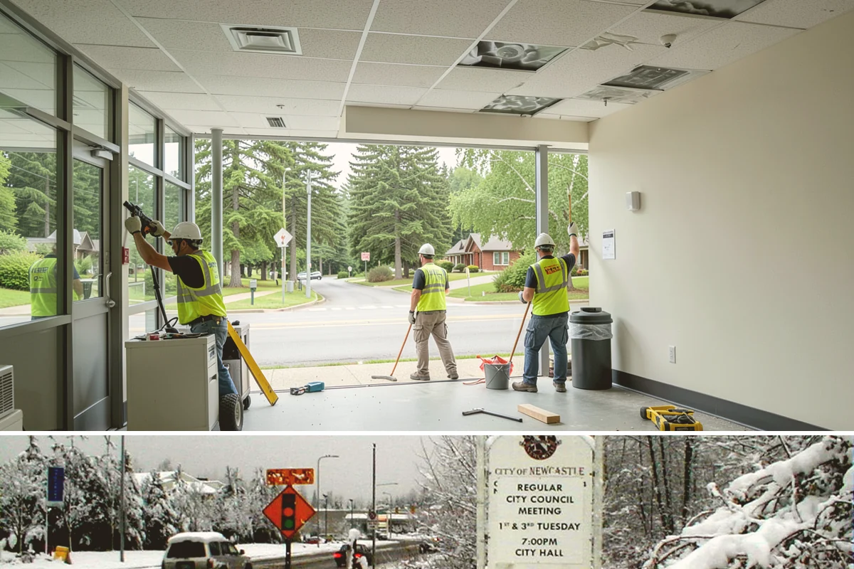Municipal Roof Inspection in Newcastle, King County, WA - Inspections run year-round, with dry conditions improving access and the accuracy of moisture readings.