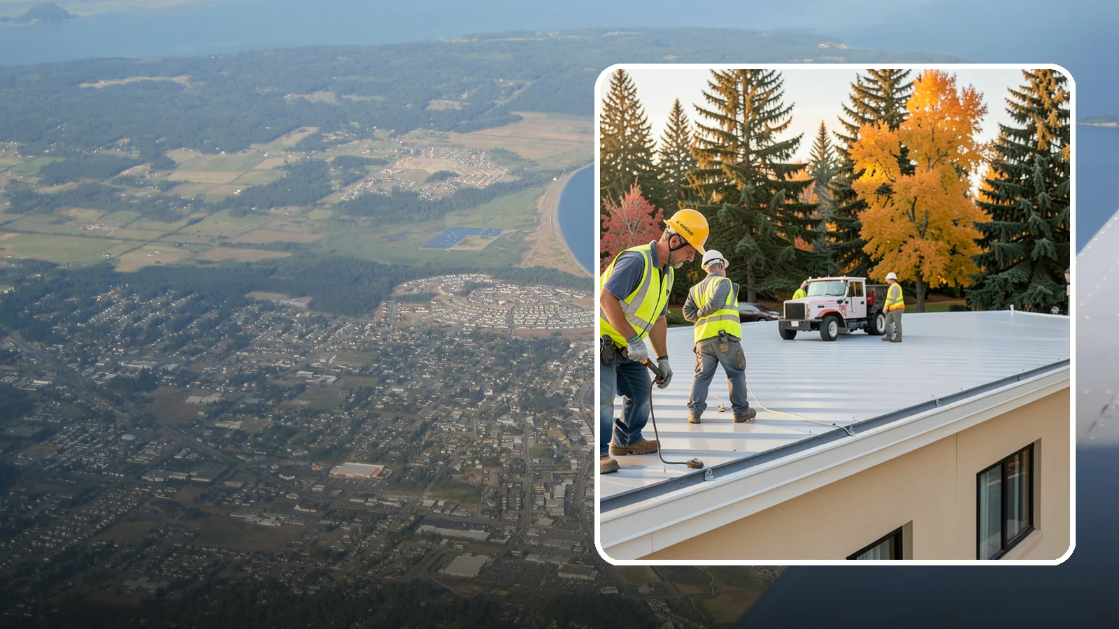Municipal Roof Inspection in Oak Harbor, Island County, WA - Document roof condition and remaining service life to guide capital planning and warranty compliance decisions.