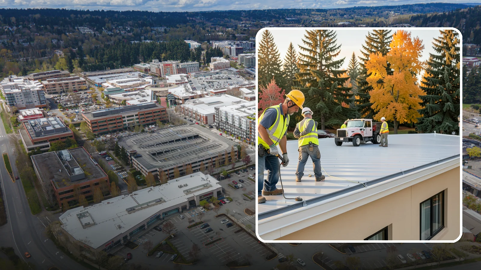Municipal Roof Inspection in Redmond, King County, WA - Document roof condition and remaining service life to guide capital planning and warranty compliance decisions.