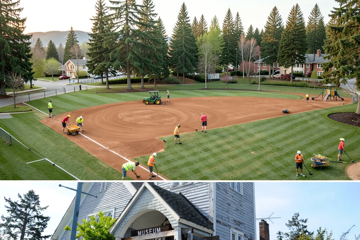 Municipal Roof Inspection in Steilacoom, Pierce County, WA - Inspections run year-round, with dry conditions improving access and the accuracy of moisture readings.