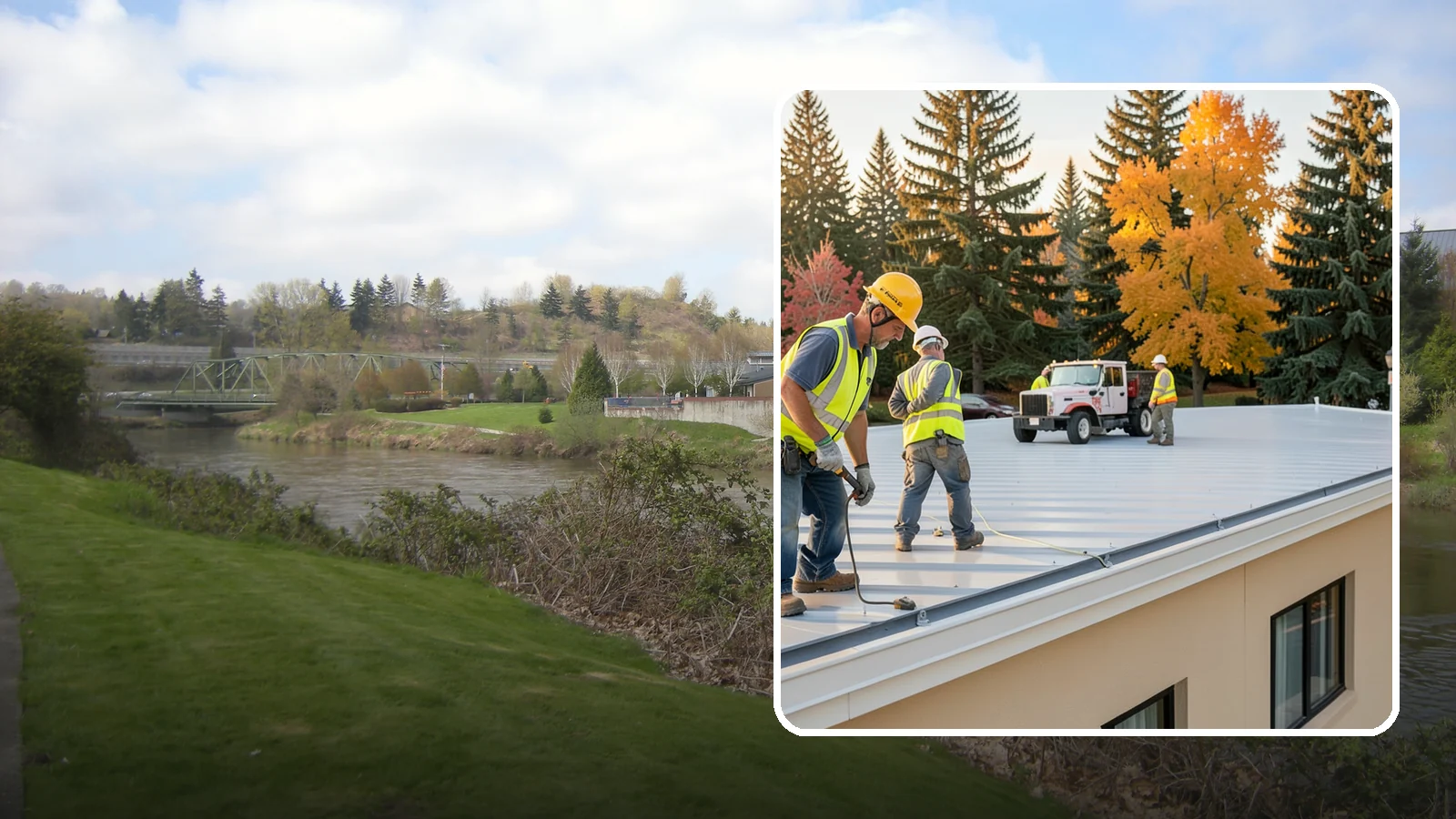 Municipal Roof Inspection in Tukwila, King County, WA - Document roof condition and remaining service life to guide capital planning and warranty compliance decisions.