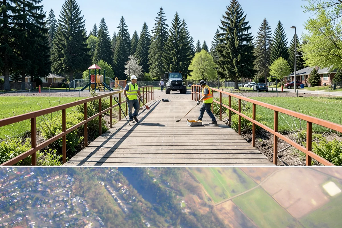 Municipal Roof Repair in Algona, King County, WA - Dry-weather windows allow proper adhesion and curing, though we respond to active leaks in any season.