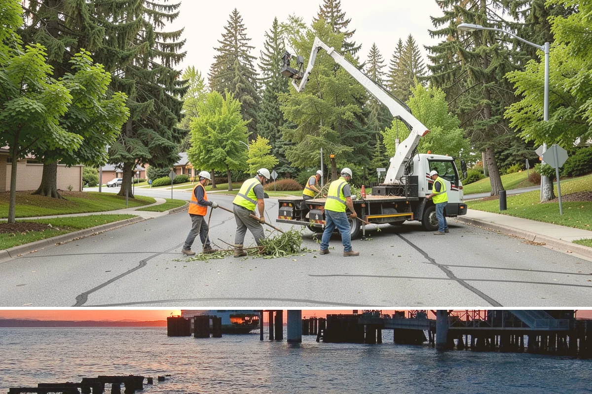 Municipal Roof Repair in Edmonds, Snohomish County, WA - Dry-weather windows allow proper adhesion and curing, though we respond to active leaks in any season.