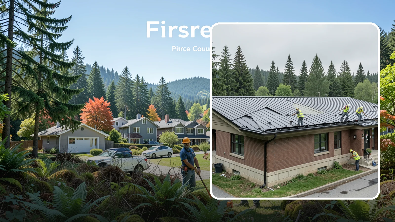 Municipal Roof Repair in Fircrest, Pierce County, WA - Repair leaks, flashing failures, and storm damage on public building roofs before they threaten interiors and assets.